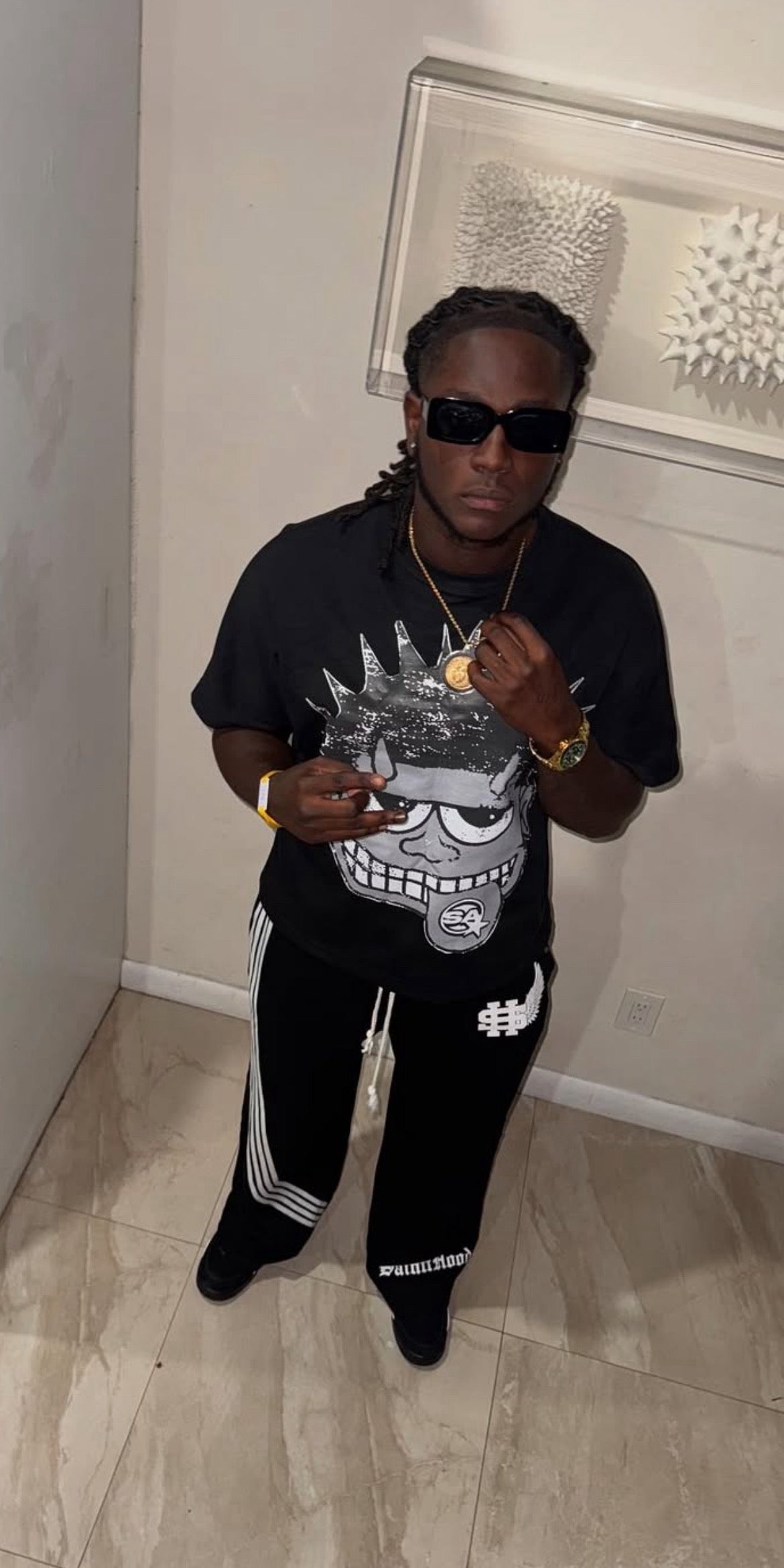 SainttHood Flared Joggers